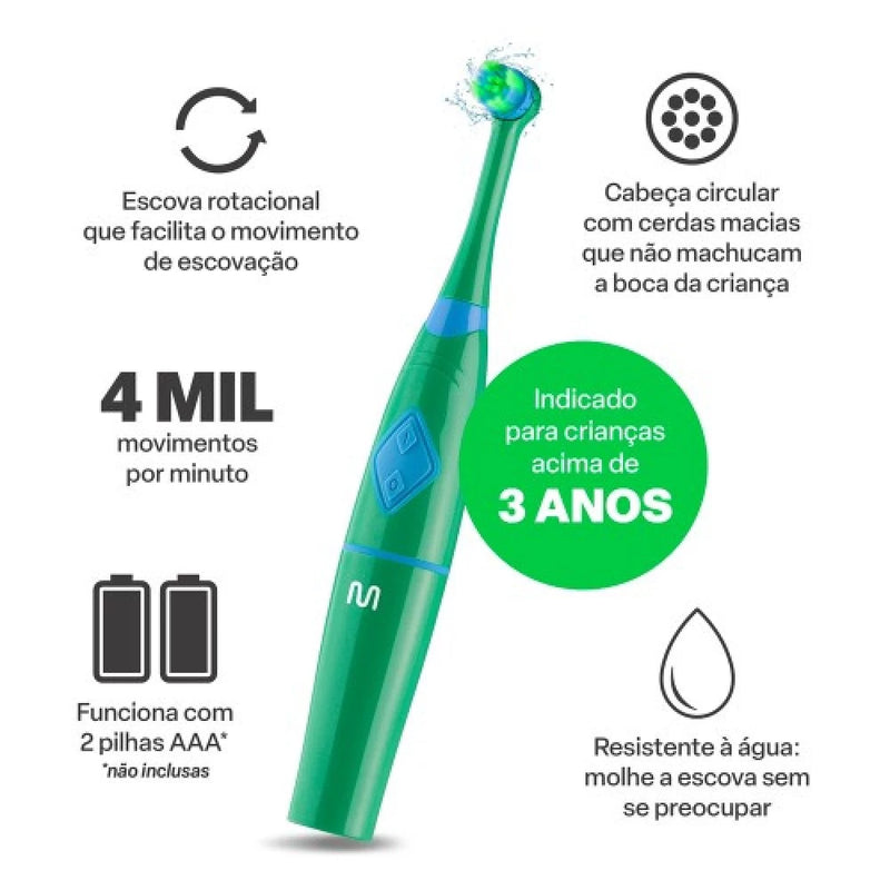 Escova Dental Infantil Elétrica