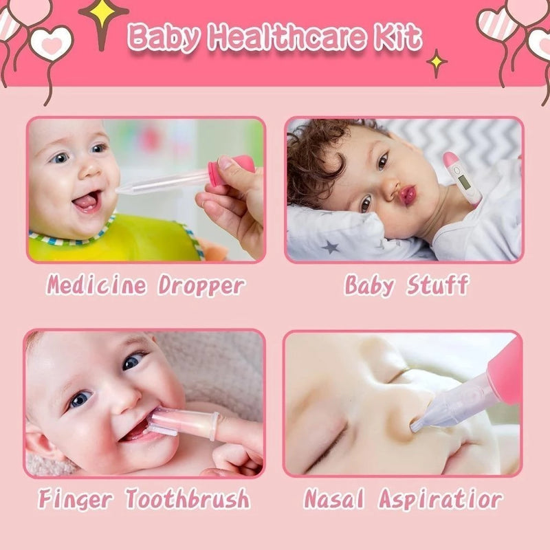 Kit 13Pçs Higiene Cuidado Bebê Recém Nascido